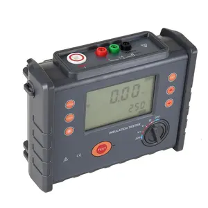 Misuratore digitale Megohm 2500V 200Gohm Tester automatico di resistenza di isolamento ad alta tensione