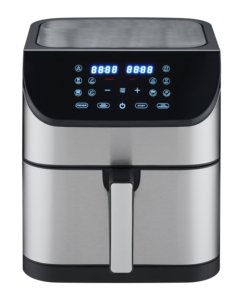 Nouveau modèle 2025 – Four friteuse à air 8L à commande tactile avec fenêtre de cuisson visible, cuve unique, 1800W, écran LED, grande friteuse à air et grille-pain - Product Image 3
