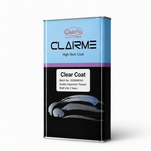 Vernis transparent brillant effet mouillé finition cristal 2K acrylique liquide en spray résistant aux intempéries UV pour voitures de luxe - Product Image 1