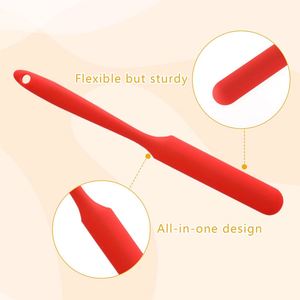 One-Piece Long Handle <b>Silicone</b> Spatula-Multi-Purpose Scraper for <b>Baking</b> Mixing Flour Butter Jam Cake Icing Dishwasher Oven Safe - Product Image 2