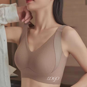 Proveedores de sujetadores personalizados TINGYA, sujetador barato de alta calidad, sujetador moldeador alisado en la espalda, Bralette inalámbrico sin costuras de talla grande - Product Image 3