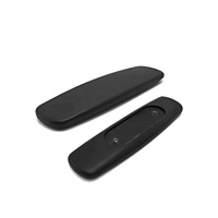 Accoudoirs ergonomiques modernes et minimalistes en PU, courts et rectangulaires, pour chaises de bureau et d'ordinateur ; Fabriqués en Chine ; Stock direct usine