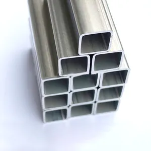 6 meter panjang tube SS304 stainless steel square hollow bagian tabung persegi