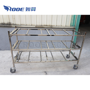 304 נירוסטה מתים מגש המתים מתלה טרולי - Product Image 5