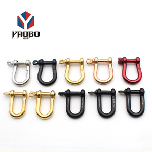 Fabriqué <span class=keywords><strong>en</strong></span> Chine M4 <span class=keywords><strong>en</strong></span> acier inoxydable Mini manille Dee manilles Type vis ancre arc gréement matériel raccords pour <span class=keywords><strong>l</strong></span>'exploitation minière - Product Image 4