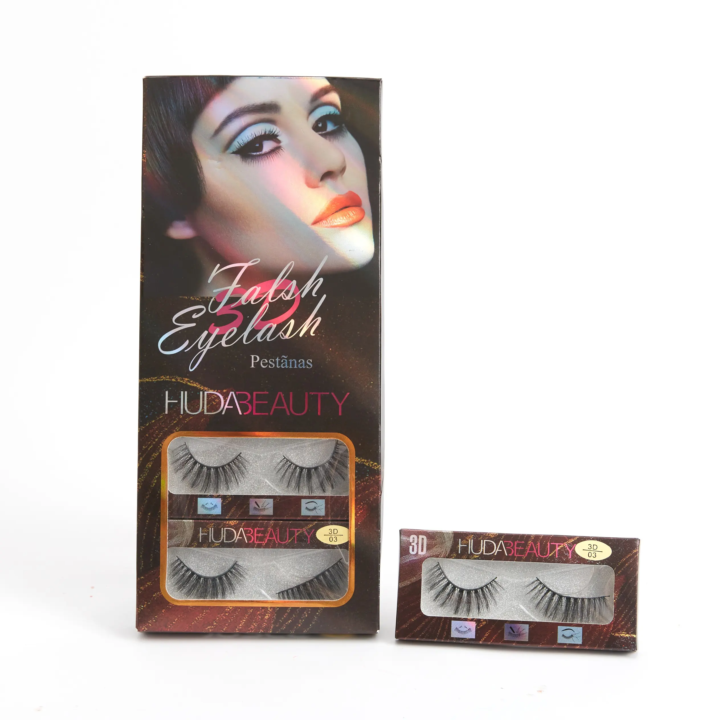 2023 New Natural Hot selling private label 3D eyelash Fake False Eyelashes supplier lashes clear band eyelashes