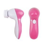 Brosse nettoyante pour le visage en silicone 5-en-1, nettoyage en profondeur étanche, épurateur rotatif pour le visage, outils de massage et de maquillage, nettoyant, vente en gros