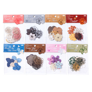 30 <span class=keywords><strong>feuilles</strong></span> par paquet de matériel Collection de ramassage de fleurs Série Fleurs ajourées Manuel Matériel Décoration - Product Image 5