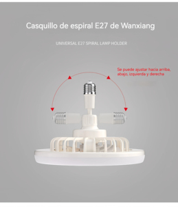 Rotatable 2in1 <b>Ceiling</b> Fan with <b>Remote</b> <b>Control</b> <b>Lighting</b> Lamp Converter Base <b>Lighting</b> Base Bedroom Living Room - Product Image 3