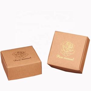 Boîtes à <span class=keywords><strong>savon</strong></span> en papier kraft personnalisées, écologiques, pliables, de couleur marron, à prix de gros - Product Image 5