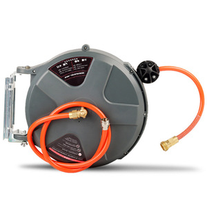 Enrouleur de tuyau flexible rétractable automatique en maille PU avec lampe intégrée - Product Image 6