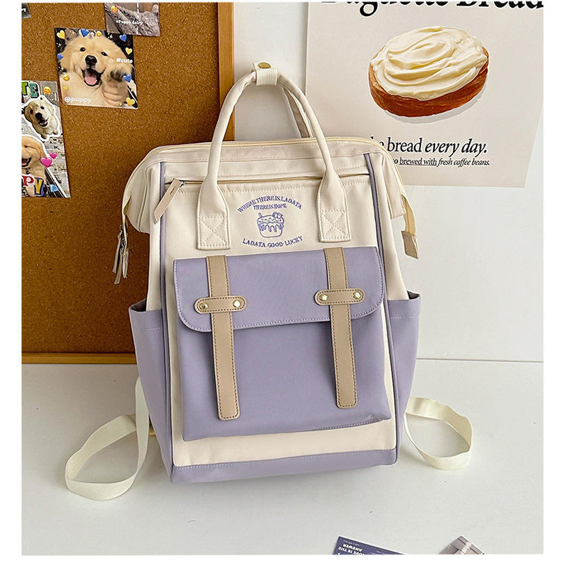 White and purple single bag (excluding pendant)