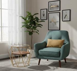 Mesa Consola de Aluminio Contemporánea, Diseño Moderno para Sala de Estar, Dormitorio, Sofá, Apartamento, Muebles para el Hogar - Product Image 2