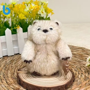 Peluche de foca Marmot, cojín decorativo abstracto con temática de zoológico, muñeco colgante adorable y famoso en internet, poliéster y algodón PP, 11CM-30CM - Product Image 5