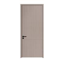 Porte intérieure durable et minimaliste en MDF pour cuisine, salle de bain, chambre, entrepôt et rangement d'appartement