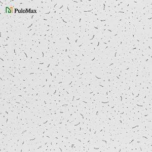Pannello Acustico in Lana Minerale Leggera, Classe <span class=keywords><strong>A</strong></span> Ignifuga, Isolamento Acustico 33, Griglia per Soffitto Artistica Moderna Bianca 600x600mm - Product Image 2