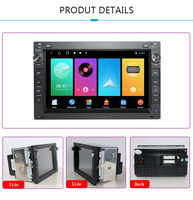 Radio Mobil 2 Din 7 Inch Android Stereo Multimedia GPS Universal DSP untuk Volkswagen Passat