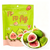 Private Label FD Fig Snacks Geschenkverpakking Gratis Ontwerp Geverifieerde Leverancier Knapperige Zoete Gedroogde Fruit 50g Blokvormige Halal Snack