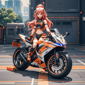 Figura de Juguete de PVC Personalizada de Chica Motociclista Cohete, Personaje de Juego de Fuerzas Especiales, Modelo Coleccionable de Anime - Product Image 3