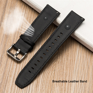 Bracelets <span class=keywords><strong>en</strong></span> <span class=keywords><strong>cuir</strong></span> minces d'affaires vintage pour accessoires de montre intelligente <span class=keywords><strong>Bracelet</strong></span> 49mm pour Samsung Galaxy 18mm 20mm 22mm <span class=keywords><strong>Bracelet</strong></span> de montre - Product Image 3