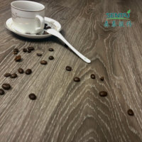 Durable 5mm SPC WPC Interlock Click Vinilo Tablón Suelo laminado de madera de ingeniería con un sistema de clic