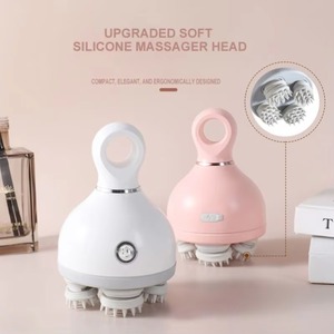 Hot Selling Electric Wireless Portable Smart Handheld Vibrating Multi-mode USB Rechargeable 900mAh Soft Silicone Head <b>Massager</b> - Product Image 2