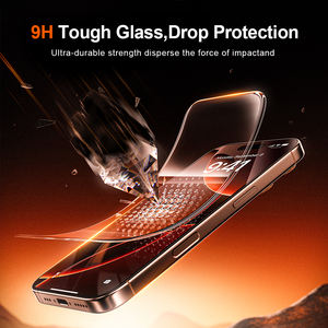 <span class=keywords><strong>Protector</strong></span> de Pantalla de Vidrio Templado Anti-Espía con Cobertura Total Anti-Rotura, Borde Súper Curvo 300C y Protección ESD para iPhone 17 Pro - Product Image 6