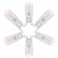 Ampoule LED Xmation G9 2,3W 220-240V PC 200LM 2700K/3000K/4000K/6500K 14SMD 360° Sans Scintillement pour Lustre, Remplace les Halogènes Résidentiels