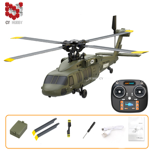 Cyhobby điện người mới bắt đầu nhựa điều khiển từ xa 6-kênh tự động trở lại diễn viên đóng thế máy bay trực thăng với động cơ không chổi than pin bao gồm - Product Image 6