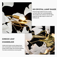 Lustre suspendu cascade de luxe en feuille d'or, grand modèle personnalisé, style art moderne, pour hall d'hôtel et projets de grand foyer