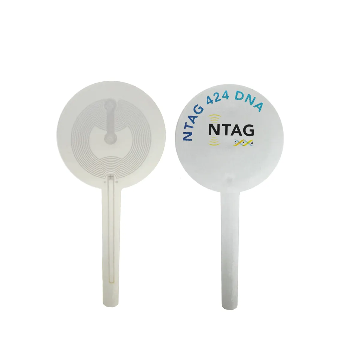 Ntag 424 DNA NFC dán theo dõi tài sản thẻ RFID bảo mật cao ntag424 DNA giả mạo Thẻ NFC