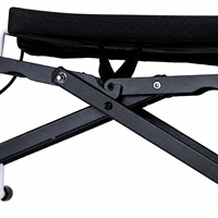 Fauteuil roulant manuel pliable sportif en aluminium noir personnalisable, avec anneau de poignée large, garantie 1 an, léger, 24 pouces