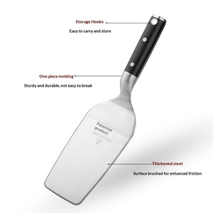 Couteau à plâtre monobloc en acier inoxydable, couteau à maçonnerie, couteau à plâtrer les murs, spatule à carrelage, truelle épaisse, grande truelle - Product Image 3
