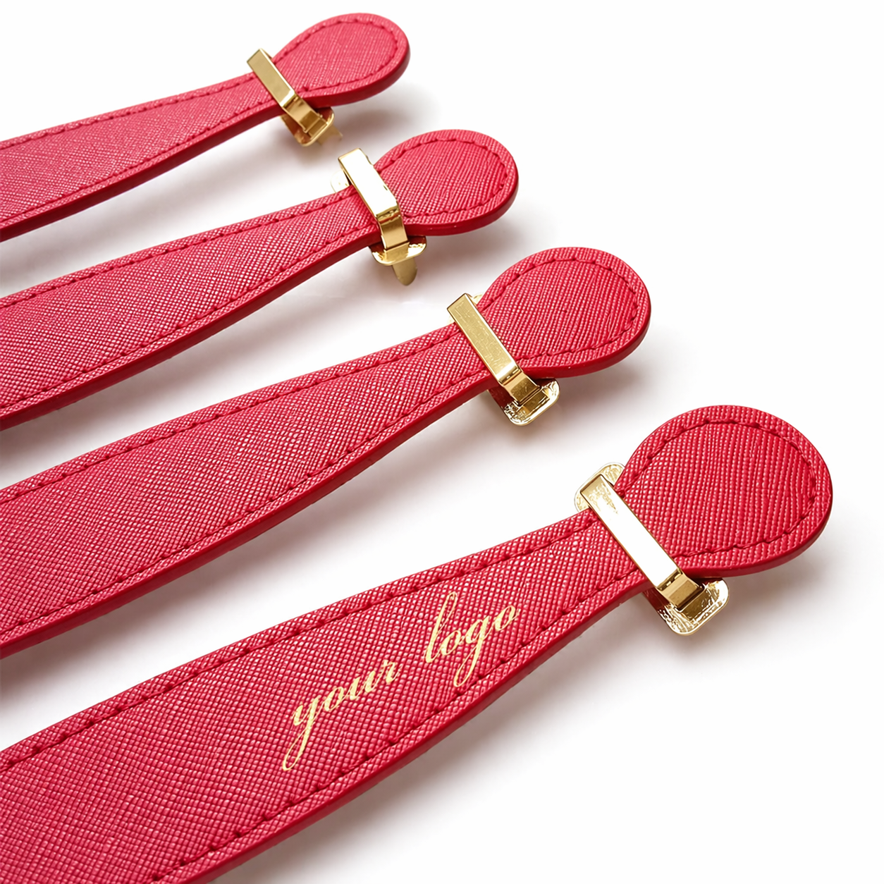 Custom Bag Handle Supplier for Gift Box Paper Bag and Rigid Box Packaging with Gold Metal Hardware