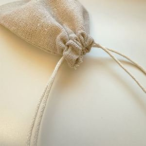 Sachet réutilisable en mousseline de lin et coton avec cordon de serrage, portable, 15x20cm, pour bonbons, grains de café, idéal pour la maison et les cadeaux - Product Image 6