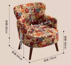 HANYEE Mid-Accent Sofa Sessel – Hersteller von Einzelsofas aus Stoff für das Wohnzimmer – Einzelsofa-Sessel OEM und ODM - Product Image 6