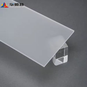 HUASHUAITE Alta calidad 4mm 6 pies * 4 pies 100% Pieza de vidrio acrílico virgen 10mm Hoja acrílica esmerilada mate gris - Product Image 5