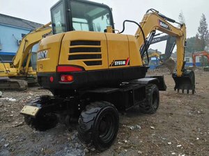 Mini excavatrice sur pneus d'occasion SANY 65C-9 60C-9 95c-9 135c-9 mini excavatrice à creuser à vendre avec peu de carburant - Product Image 3
