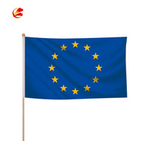 Drapeaux marocains en polyester à agiter à la main pour défilés