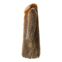 Jancoco nouveau Style femmes manteau de fourrure véritable luxe Long manteau de fourrure de renard véritable