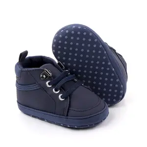 Новое поступление, спортивная обувь из искусственной кожи для маленьких мальчиков, обувь для новорожденных, детская обувь оптом