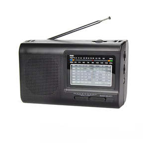 Radio portable populaire à son parfait, faible bruit, antenne télescopique rotative à 360 degrés, FM/AM/SW1-7, bande complète - Product Image 1