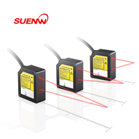 Capteur laser à algorithme SUENW SPA, portée de détection 60~140 mm, Rs485, 12v 24v DC, capteur de déplacement laser CMOS pour la mesure de distance