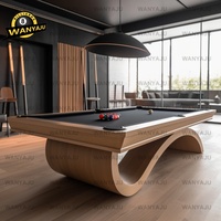 Table de billard et de salle à manger 3-en-1 sur mesure WANYAJU 2025, 9ft, 8ft, 7ft, avec plateau en ardoise, multi-jeux, de luxe, pour maison moderne