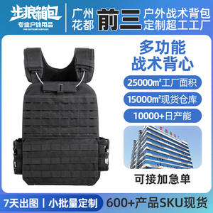 Gilet tactique Viking Opération Mer Rouge, taille unique, porte-plaques MOLLE, équipement de protection pour sports de plein air et combat - Product Image 2