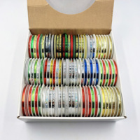 Rubans en PP peints de haute qualité, écologiques, pour emballage cadeau, décoration de mariage, Noël, anniversaire, Halloween, et pour la création de boucles