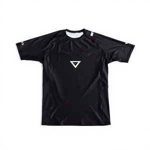 Rashguard MMA BJJ personnalisé pour le Jiu-Jitsu Brésilien, T-shirt de compression pour grappling et entraînement No-Gi, extensible, séchage rapide, 240g - Product Image 5