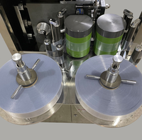 Machine automatique de remplissage et de scellage de flacons ampoules en plastique avec machine d'étiquetage