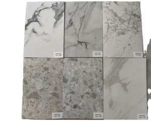 KEPLER superficie de la aleta brillante mármol beige color claro fenólico <span class=keywords><strong>compacto</strong></span> laminado HPL tablero <span class=keywords><strong>Exterior</strong></span> anti UV mesa de encimera - Product Image 1