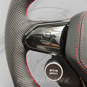 Volante Deportivo de Cuero y Fibra de Carbono con LED para Volkswagen Golf 6 7 8 GTI R <span class=keywords><strong>Line</strong></span> Polo Passat CC Tiguan Jetta GLI GTD GTS GTE - Product Image 2